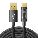 Joyroom laadimiskaabel USB to USB-C cable S-UC027A12 3A, 1.2m (must)