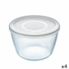 Pyrex ümmargune lõunasöögi karp kaanega Cook & Freeze 1,6 L 17x17x12cm läbipaistev Silikoon Klaas (4tk)