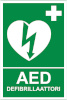 AED märk, A4