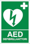 AED märk 67102008 Sign, A4