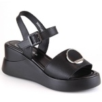 Filippo lahtised kingad Leather Wedge naistele DS4411 must suurus 40