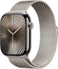 Apple Watch Series 10 46mm GPS + Cellular Natural Light Titanium Case and Milanese Bracelet, S/M, titaan/roostevaba