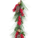 BGB Christmas Jõuluvanik punane roheline Plastmass Ananassid 140 cm