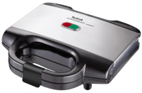 Tefal võileivagrill SM155212 Ultracompact Sandwich Make, hõbedane/must