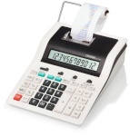 Citizen kalkulaator CX-123N Desktop Printing, must/valge