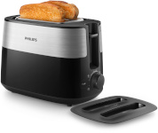 Philips röster HD2517/90 Daily Collection Toaster, 830 W, must/roostevaba teras