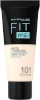 Maybelline jumestuskreem Fit Me! Matte + Poreless 30ml, 101 True Ivory, naistele