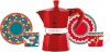 Bialetti espressokann Moka Express Winter Wonderland, 3 tassile + 2 Filiżanki