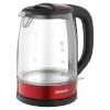 Sencor veekeetja SWK7401RD Electric Glass Kettle, punane/must