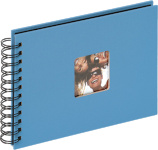 Walther fotoalbum Fun WIRE-O 23x17cm Ocean Blue, sinine