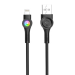 Foneng laadimiskaabel X59 USB to Micro USB cable, LED, 3A, 1m (must)