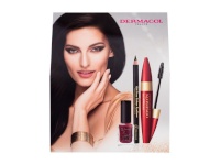 Dermacol komplekt Obsesión Mascara 9ml + Nail Polish 5 Days Stay 11ml + Eye Pencil 12H True Colour Eyeliner, Black, naistele