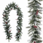 BGB Christmas Jõuluvanik PVC valge punane roheline Ananassid 270 x 28 x 14 cm