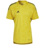 Adidas Teamwear T-särk meestele Condivo 22 Goalkeeper Jersey Short Sleeve kollane HF0138 suurus XL