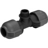 Gardena ühendusliitmik vihmutitele 02787-20 Sprinkler System T-Piece 25mm > 3/4", must/hall