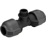 Gardena ühendusliitmik vihmutitele 02787-20 Sprinkler System T-Piece 25mm > 3/4", must/hall