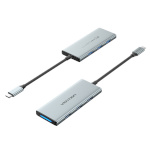 Vention USB jagaja USB-C to HDMI, 3x USB 3.0, SD, TF, PD Hub Vention TOPHB 0.15m hall