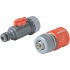 Gardena voolikuotsik 01989-20 Pearl Sprinkler Connection Set 13mm (1/2”), hall/oranž