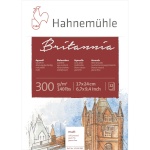 Hahnemühle akvarelliplokk Britannia Watercolour cold pressed 17x24cm 300g 12 sh.