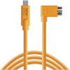 Tether Tools USB-C to 3.0 Micro- B Right Angle 4,60m oranž