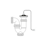 Mirtak Washbasin Siphon PVC