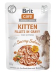 Brit kassitoit Care Cat Kitten Savory Salmon Pouch, 85g