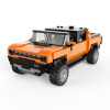 Rastar mänguklotsid 1:30 kokkupandav auto mudel Hummer EV, assort., oranz/kollane, 454 parts, 93700