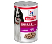 Hill's kuivtoit koerale Science Plan Canine Adult Beef - Wet Dog Food- 370 g