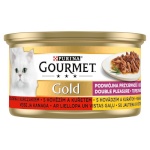 Purina Nestle kassitoit Gourmet Gold Mix Beef and Chicken, 85g