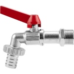 Gardena tarvik 7333-20 Ball Outlet Valve, hõbedane/punane