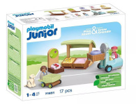 Playmobil klotsid 71691 Junior: Bio-Marktstand & Gabelstapler