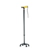 Armedical jalutuskepp AR-017 Walking Stick Quadruped with Soft Grip, kollane