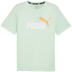 Puma T-särk meestele Ess+ 2 Col Logo Tee mündiroheline 586759 88 suurus M