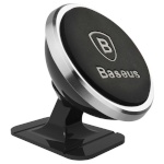 Baseus autohoidja Magnetic Car Mount smartphone hõbedane