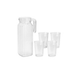 Excellent Houseware Kannu ja klaaside komplekt ye9000500 200ml 1,1 L (5 Tükid)