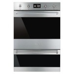 SMEG integreeritav ahi DOSP6390X "topeltahi", 70+35L, H88 cm, pürolüüs, roostevaba teras