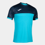 Joma treeningsärk Joma SHIRT SHORT SLEEVE MAN MONTREAL FLUORESCENT helesinine/tumesinine - suurus M