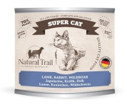 Natural Trail kassitoit Super Cat Lamb, Rabbit, Wild Boar, 200g