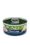 Farmina kassitoit N&D Cat Natural Lamb, 140g