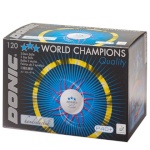 Donic lauatennisepall Table ball DONIC P40+ 3star ITTF 120tk valge