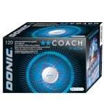 Donic lauatennisepall DONIC P40+ Coach 1star 120tk valge