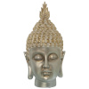 Alexandra House Living Büst Plastmass kuldne Buddha 19x19x35cm