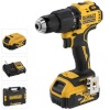 DeWalt akutrell DCD709P2T-QW Cordless Combi Drill 18V