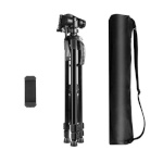 Puluz statiiv Aluminum Selfie Live Tripod Mount with Three-dimensional Head & Phone Clamp PU3096B