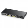 Zyxel switch GS1900-8HP v3, PoE, Managed L2 Gigabit Ethernet, must