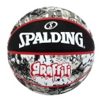 Spalding korvpall Graffity must/punane suurus 7