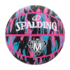 Spalding korvpall Marble must/roosa suurus 6