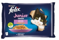 Purina Nestle kassitoit Felix Fantastic Junior rural flavors in jelly - chicken, salmon - 340g (4x 85 g)