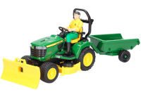 Bruder traktor John Deere with Mower and Figure