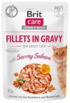 Brit kassitoit Care Cat Fillets In Gravy Savory Salmon 85g